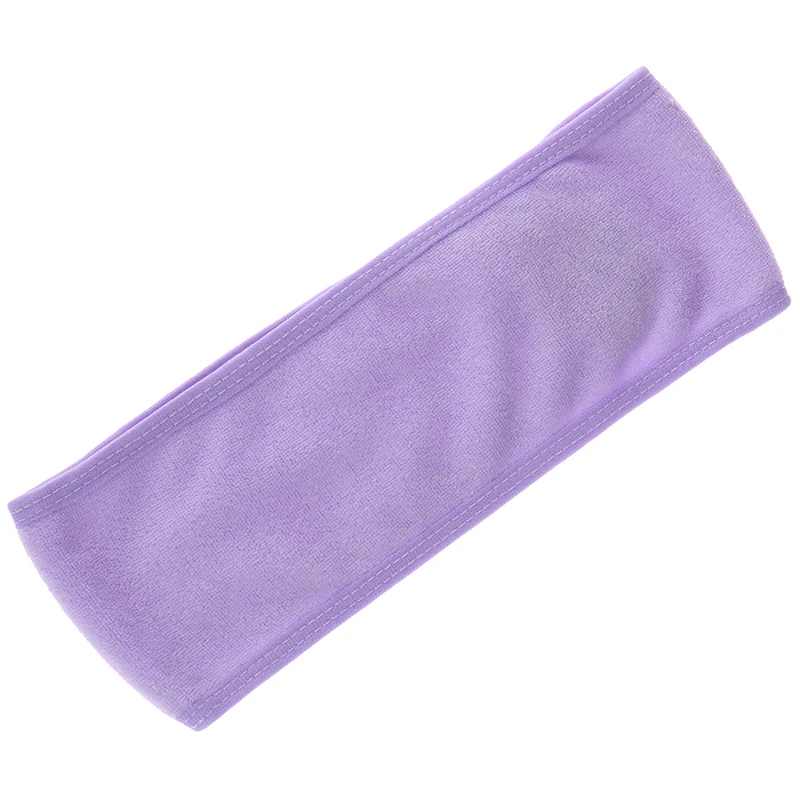 1PCS Women Adjustable Colorful Soft Salon SPA Facial Headband Hairband Makeup Toweling Hair Wrap Head Band Hair Accessories