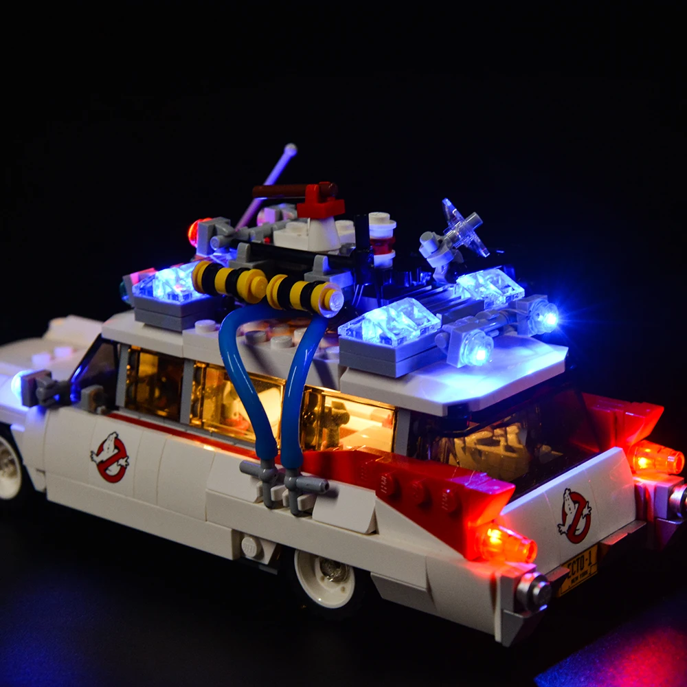 EASYLITE-juego de luces LED para 21108, Compatible con Ghost Busters, Ecto-1, Juguetes DIY, bloques, solo Kit de iluminación, no incluye modelo