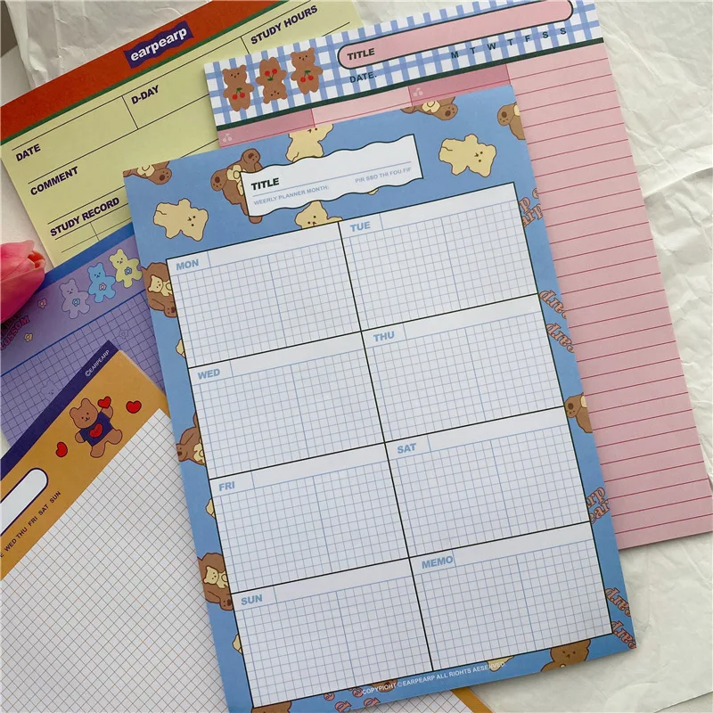 Variant: blue Bear Week plan