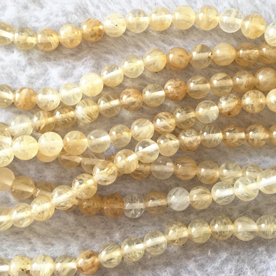 Factory outlet high quality yellow quartz crystal jasper 8mm watermelon hot sale round loose beads jewelry maiking 15inch FR37