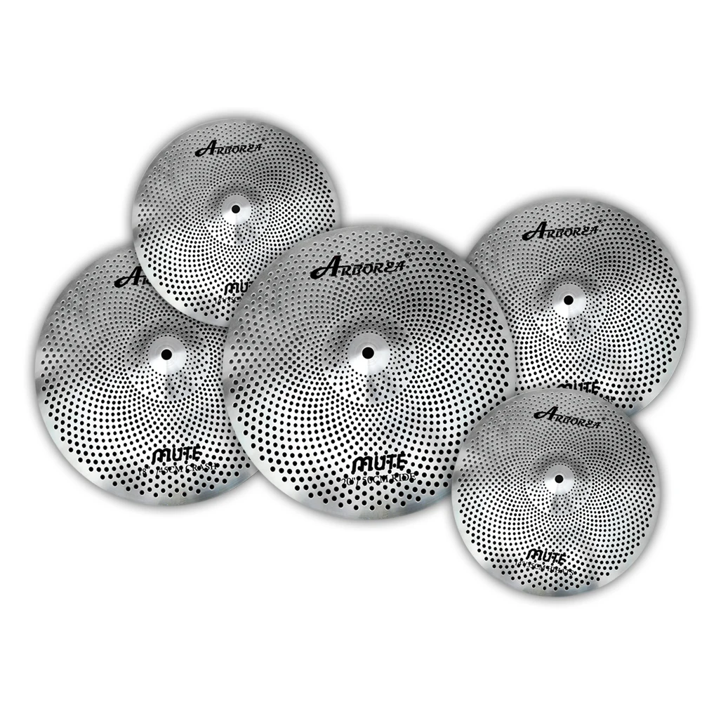 Arborea Mute cymbals, Low Volume Cymbal Brass Alloy 3metals