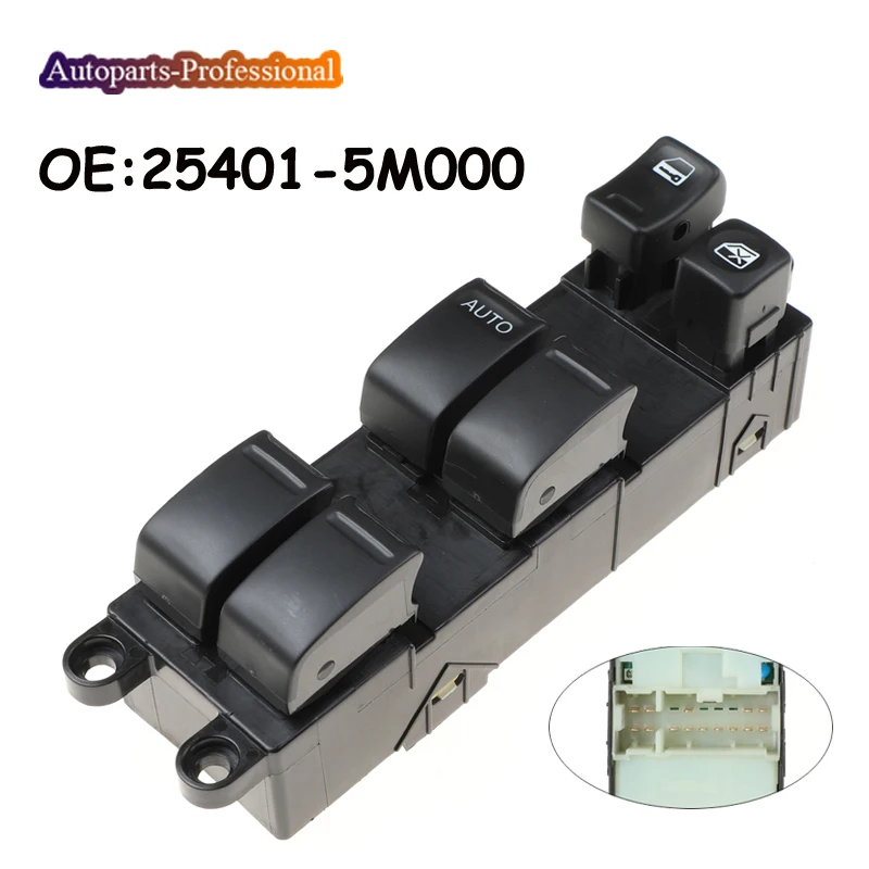 

Новый Электрический оконный выключатель 25401-5M000 254015M000 для Nissan Sentra 2000-2006 Master, Электрический оконный выключатель
