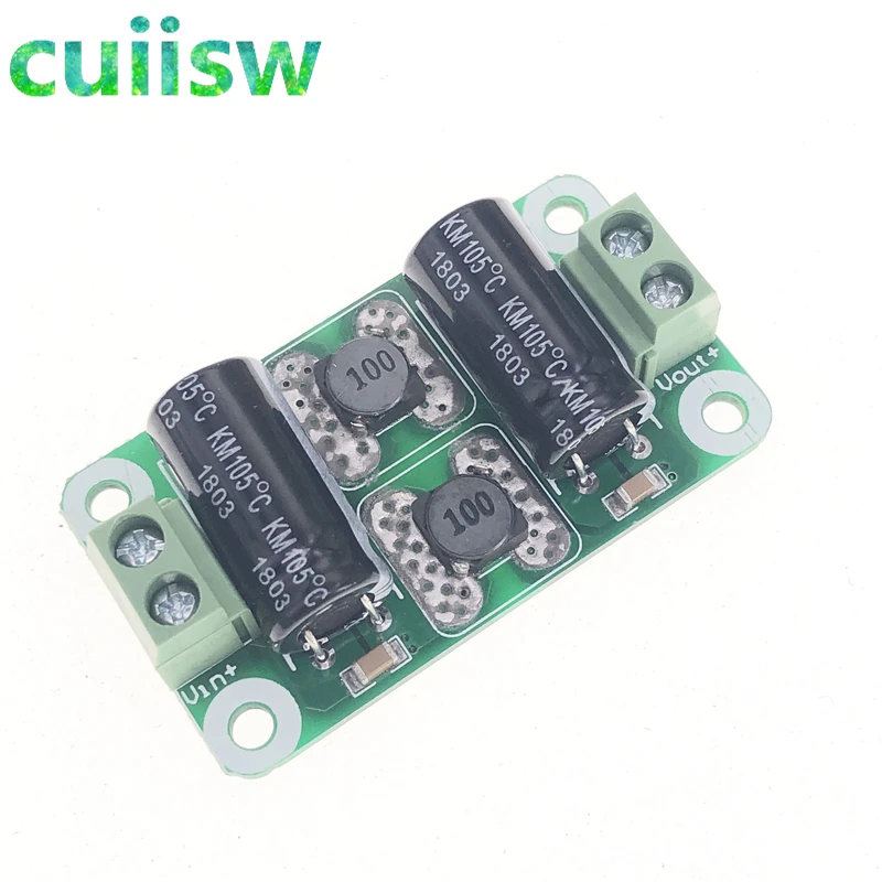 0-50V 4A DC Power Supply Filter Board Class D Power Amplifier Interference Suppression Module Car EMI Control Panel