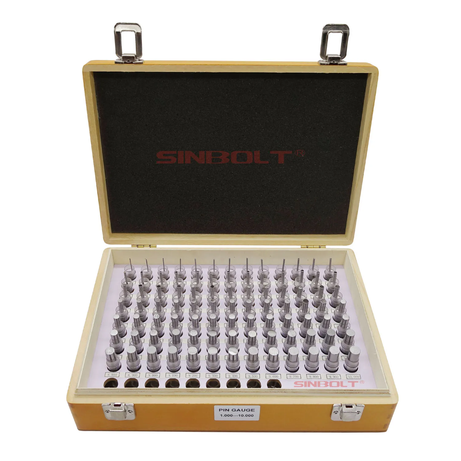 1.000mm--10.000mm, Pin Gauge Set (Step: 0.01,91pcs),Fast Delivery!