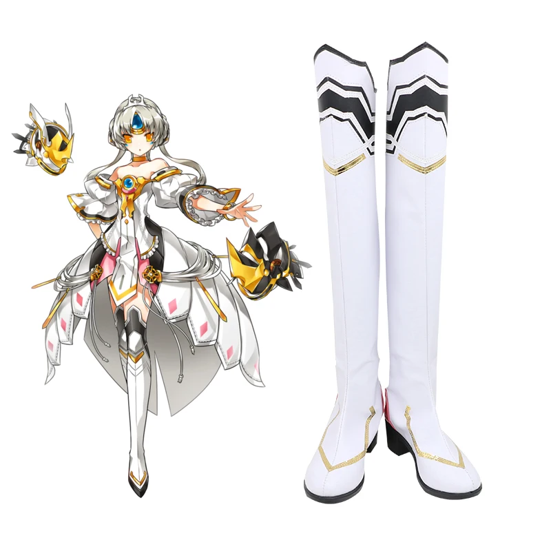 

Elsword 2nd Generation Nasod Second Class Advancement Code Empress Transcendence Advancement Eve Game Cosplay Shoes Boots C006