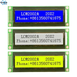 Módulo de pantalla LCD de 20X2, I2C, 2002A, Compatible con LMB202D, WH2002, TC2002A, AC202A