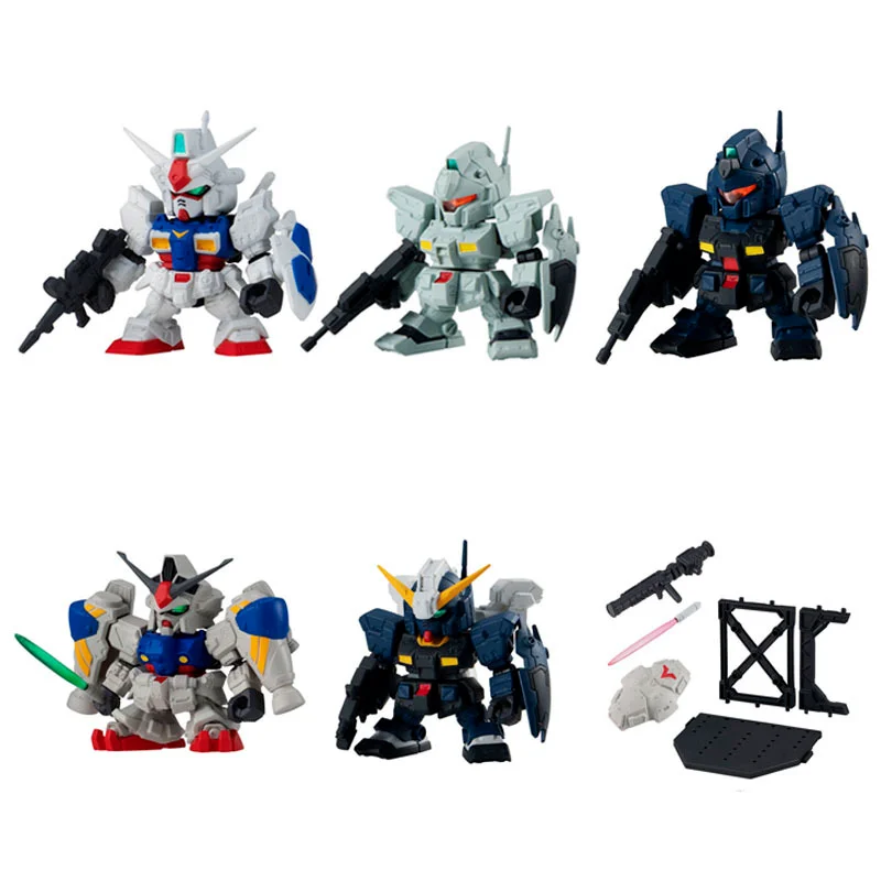 

BANDAI Gundam Gashapon Forte14 GP01 GP02 Model Kids Assembly Toy Robot Anime Action Figure Collections Puzzle Gifts For Children