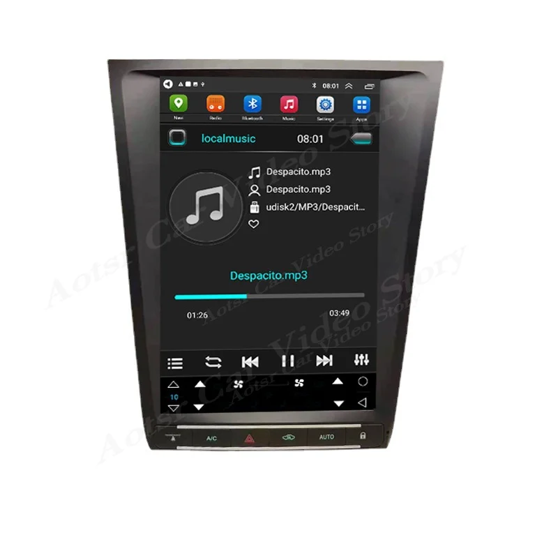 12.1 Inch Android 13 System CARPLAY Car Radio Player For-Lexus GS GS200 GS300 GS350/GS450/GS460 2005-2011 Car GPS Navigation