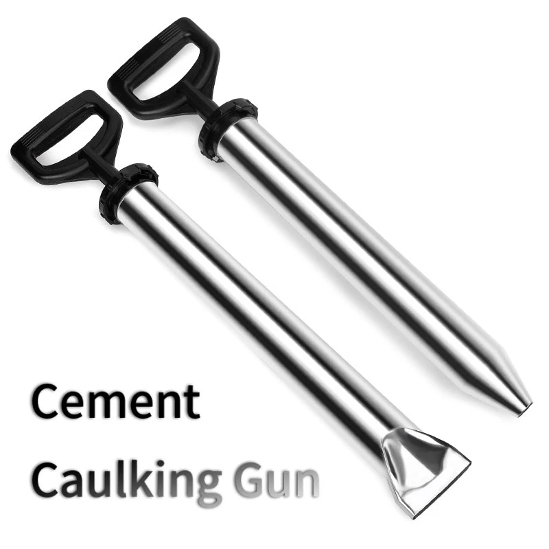 Cement Caulking Gun Stainless Steel Cement Filling Tools Pointing Brick Grouting Sprayer Applicator Tool Grout Filling Tools