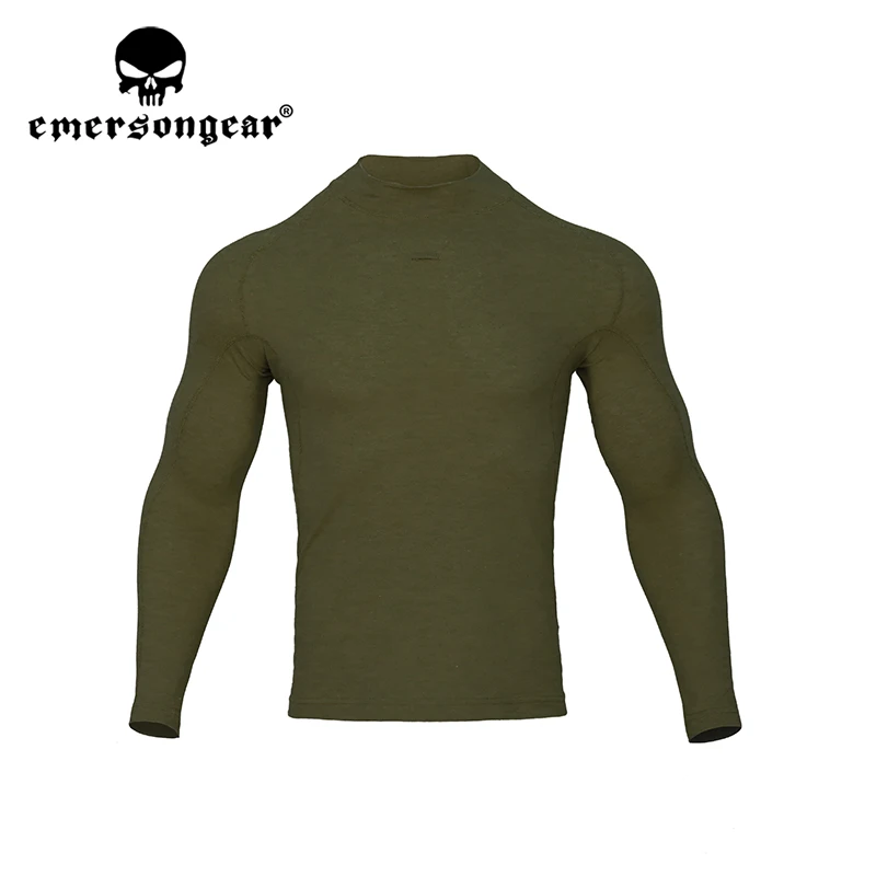 Emersongear azul etiqueta série marsh sapo treinamento camisas de manga longa tshirt tático diário esportes camiseta combate fitness emb9567