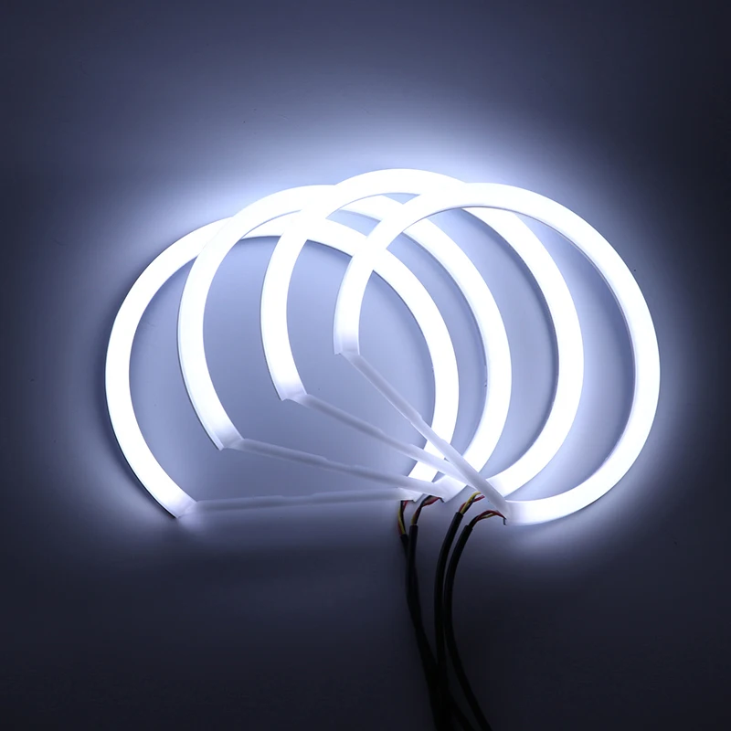 for BMW 3 series E46 316i 318i 320d 323i 328i 330i 325xi 330d 1998-2005 Excellent LED Cotton Angel Eyes rings daytime light