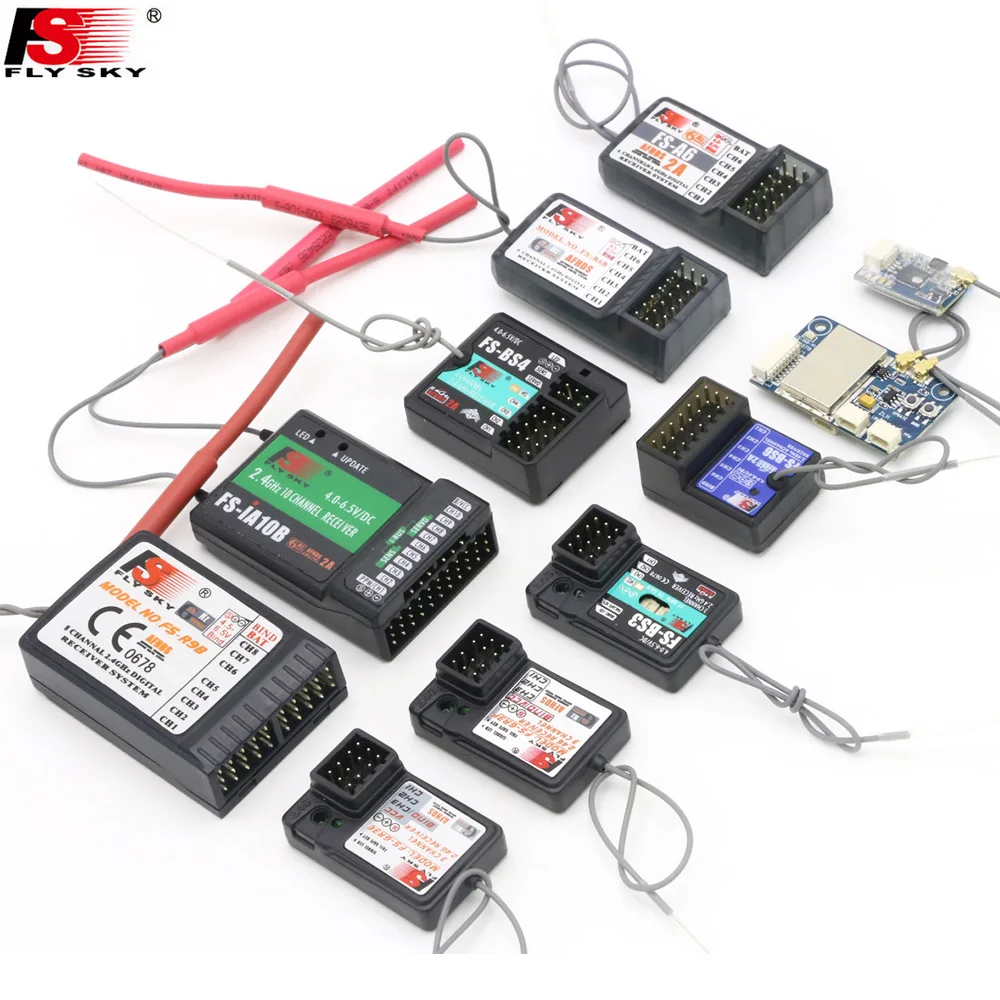 Flysky FS-GR3E FS-A3 FS-A6 FS-R6B FS-X6B FS-iA6 FS-iA6B FS-BS6 FS-A8S FS-R9B FS-iA10 FS-iA10B Rc Receiver for Flysky Transmitter