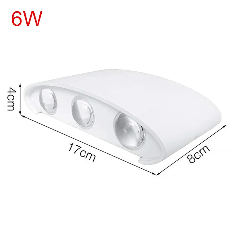 Nordic Wall Lamp Ip65 Led Aluminum Outdoor Up Down wall lights Modern For Home Stairs Bedroom Bedside Bathroom Lighting