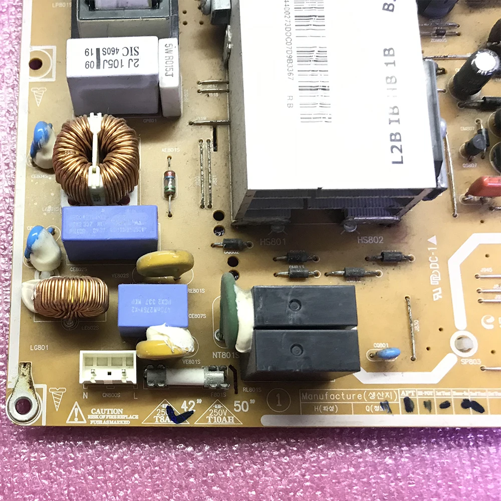 Placa de fonte de alimentação, equipamento profissional, placa de suporte de energia original para samsung tv p0942a