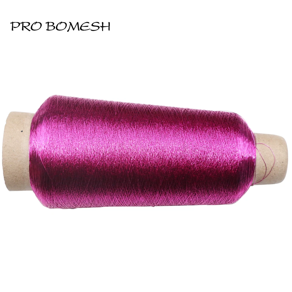 Pro Bomesh 1Pcs 2000m 300D Metallic Thread Wrap Guide Refit Repair Rod Guide Component DIY Rod Building Accessory Pole