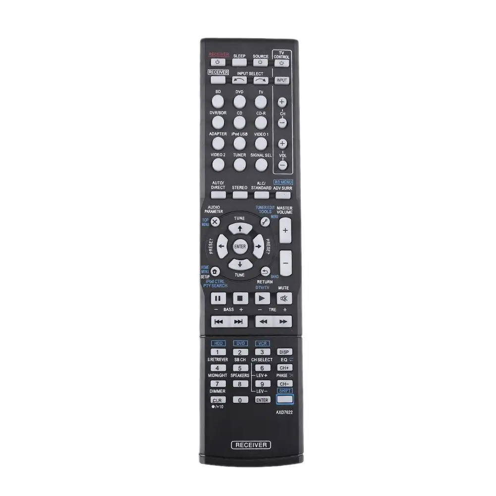 1Pcs Plastic Replacement AXD7622 TV Remote Controller for Pioneer VSX-521 AXD7660 VSX-422-K AXD7662 Multi Media Devices