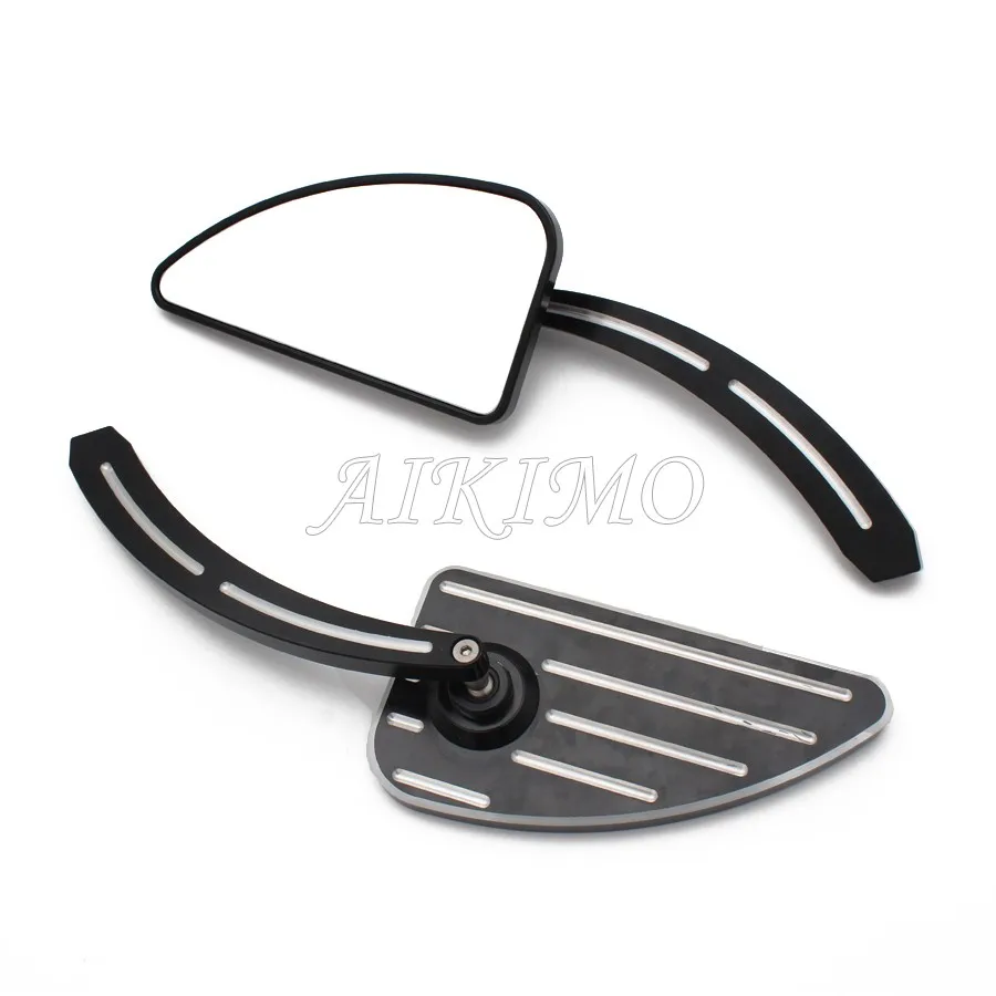 

Motorcycle Aluminum Rear View Side Mirror 8/10mm Screws Universal for Harley Honda Yamaha Motorbike Retro Cafe Racer