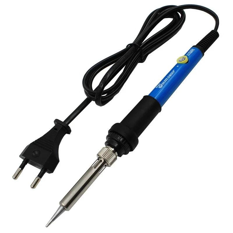 Mini fer à souder électrique à température réglable, station de expédi, crayon chauffant à poignée, outils de réparation de soudage, 60W