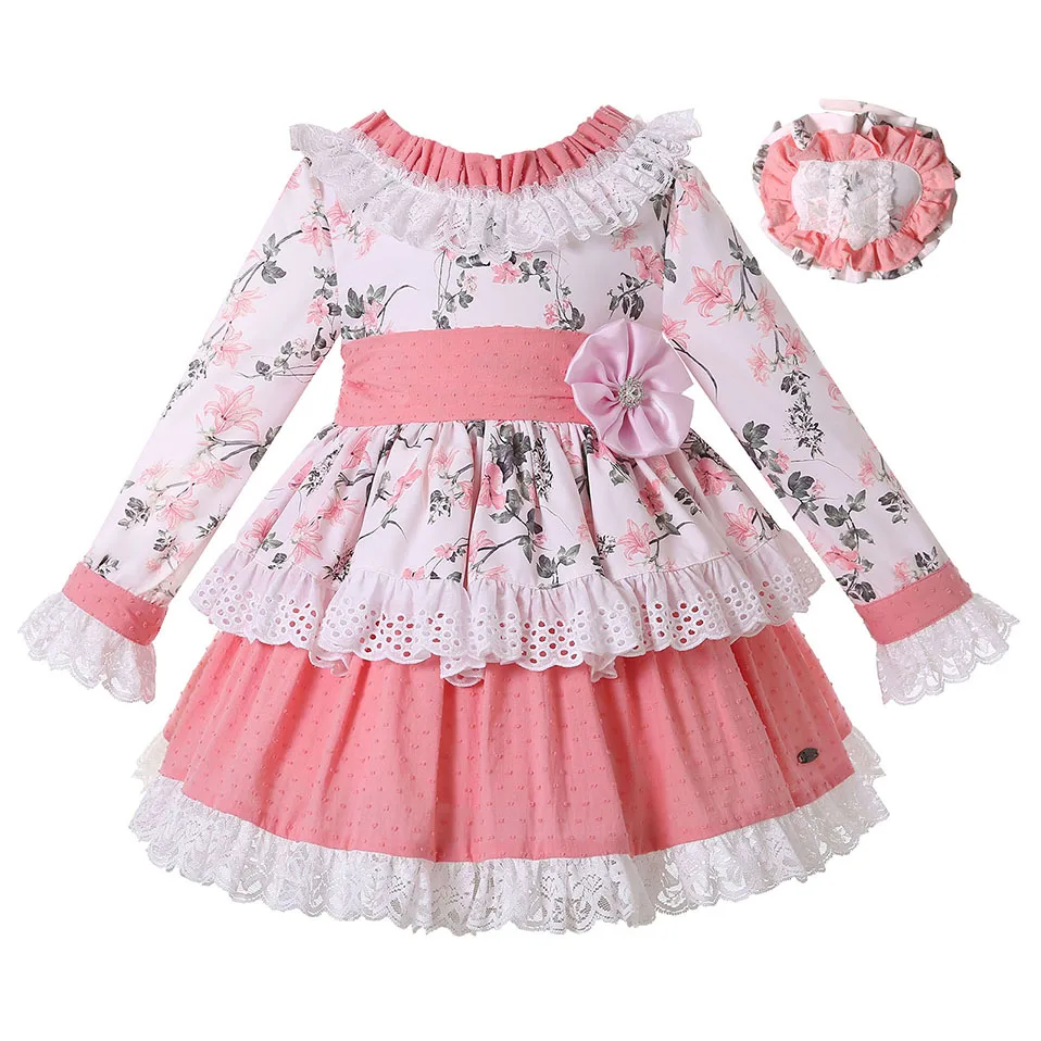 

Детские платья Pettigirl Eid для детей, винтажная одежда для девочек, размер 2, 3, 4, 5, 6, 7, 8, 10, 12 лет и повязка для волос