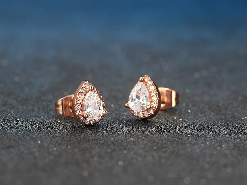Shiny Ästhetischen Stud Ohrring Für Frauen Neue Jahr Geschenk Piercing Wunderschöne CZ Zirkon frauen Earing Modeschmuck Zubehör E082 – Detail 13