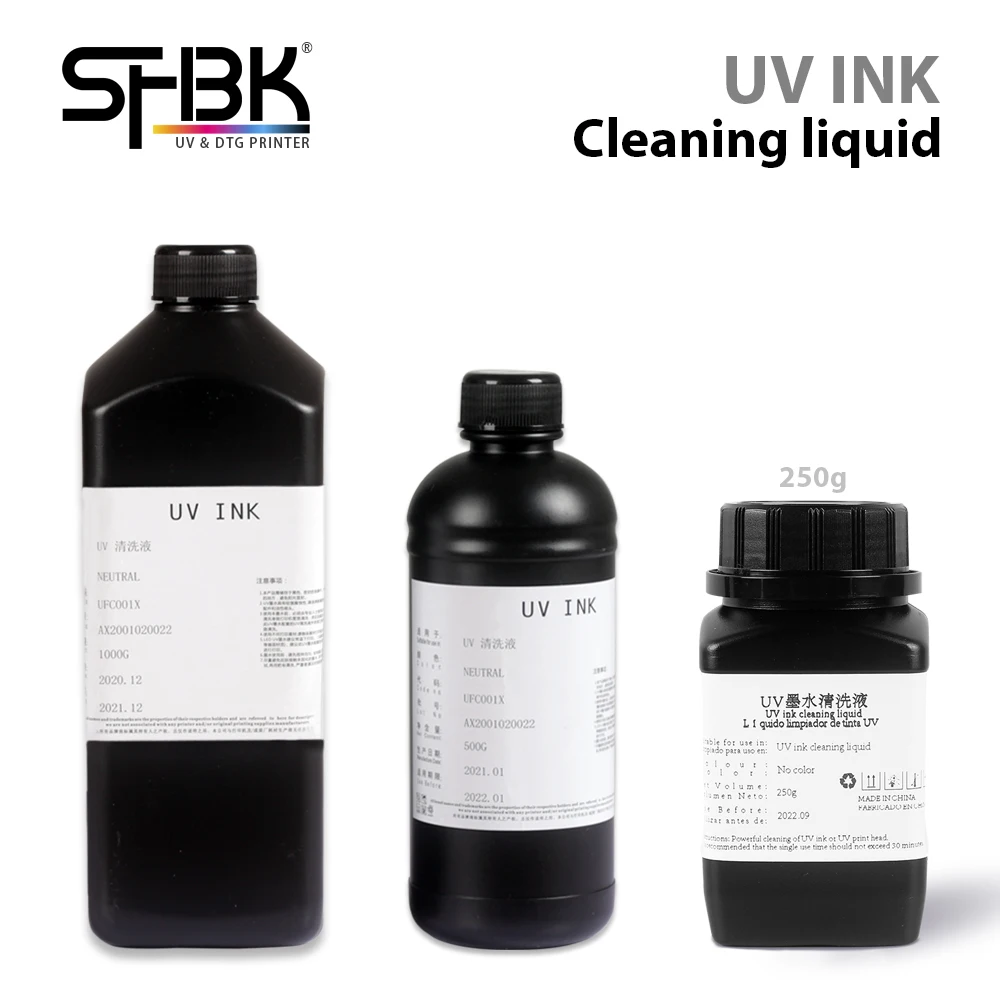 Líquido de limpieza potente de tinta UV Epson L1800, R1390, L805, cabezal de máquina UV, líquido de limpieza y dragado para evitar que la tinta se obstruya