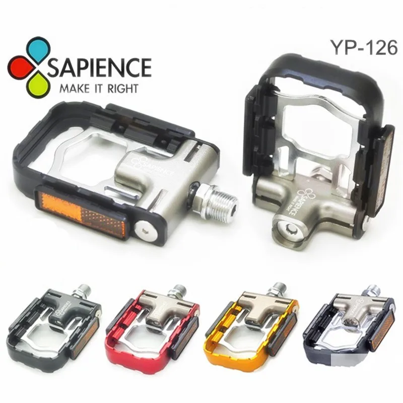 SAPIENCE pedal folding bike road bike MTB pedal for brompton bike folding magnetic pedal