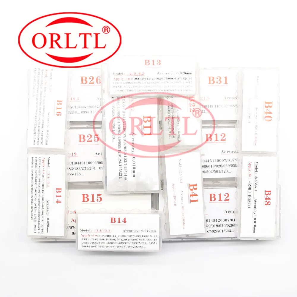 ORLTL Diesel Injector Gasket 600PCS/LOT Common Rail Injector Washers Shims Kit B11 B12 B13 B14 B16 B22 B25 B26 B31 B48 For bosch