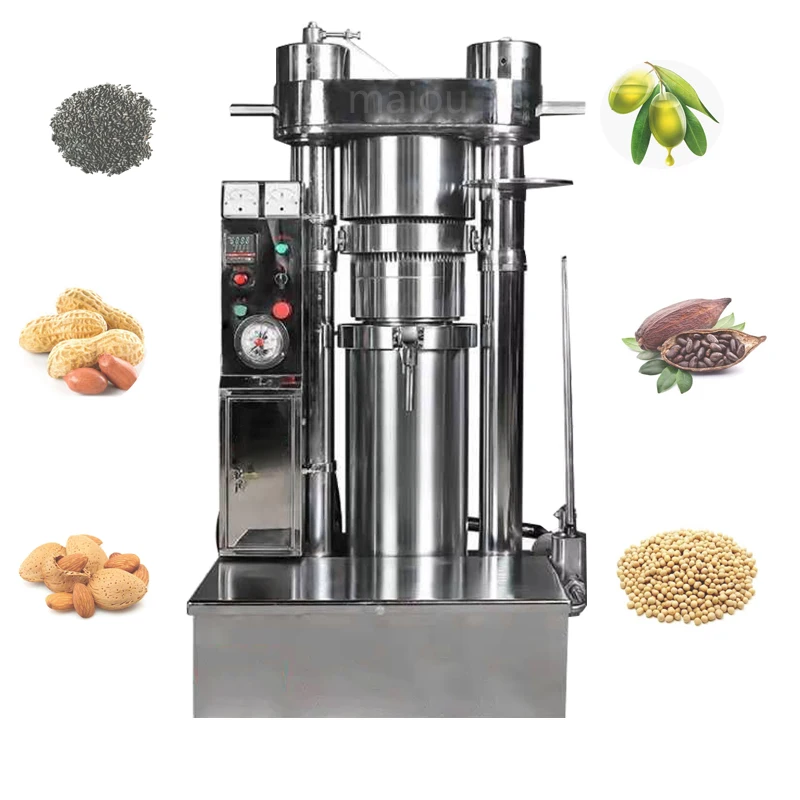 Automatic Electric Oil Press Machine Hydraulic Jack Oil Making Machine Sesame Seeds Olives Oil Peanut Oil And So On