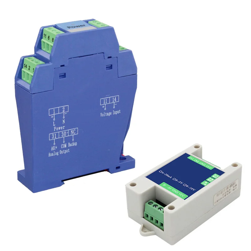 

AC0-24V 48V 50V 60V 100V 200V 300V 400V 450V AC voltage transmitter single phase V transducer 0-10V 0-5V with RS485 function