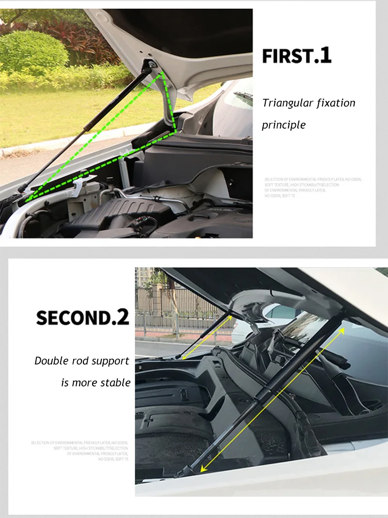 For Mercedes Benz A Class CLA GLA 2014-2021 Car-styling Refit Bonnet Hood Gas Shock Lift Strut Bar Accessories