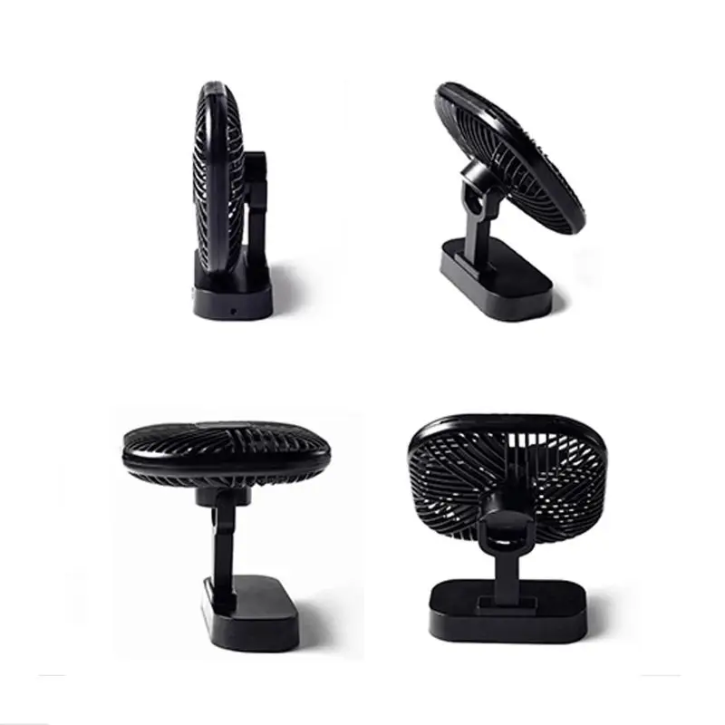 يام المغناطيسي سطح المكتب المصغرة توقيت مروحة USB بطارية تعمل بالطاقة 3 سرعة مروحة شخصية للتخييم مكتب المنزل