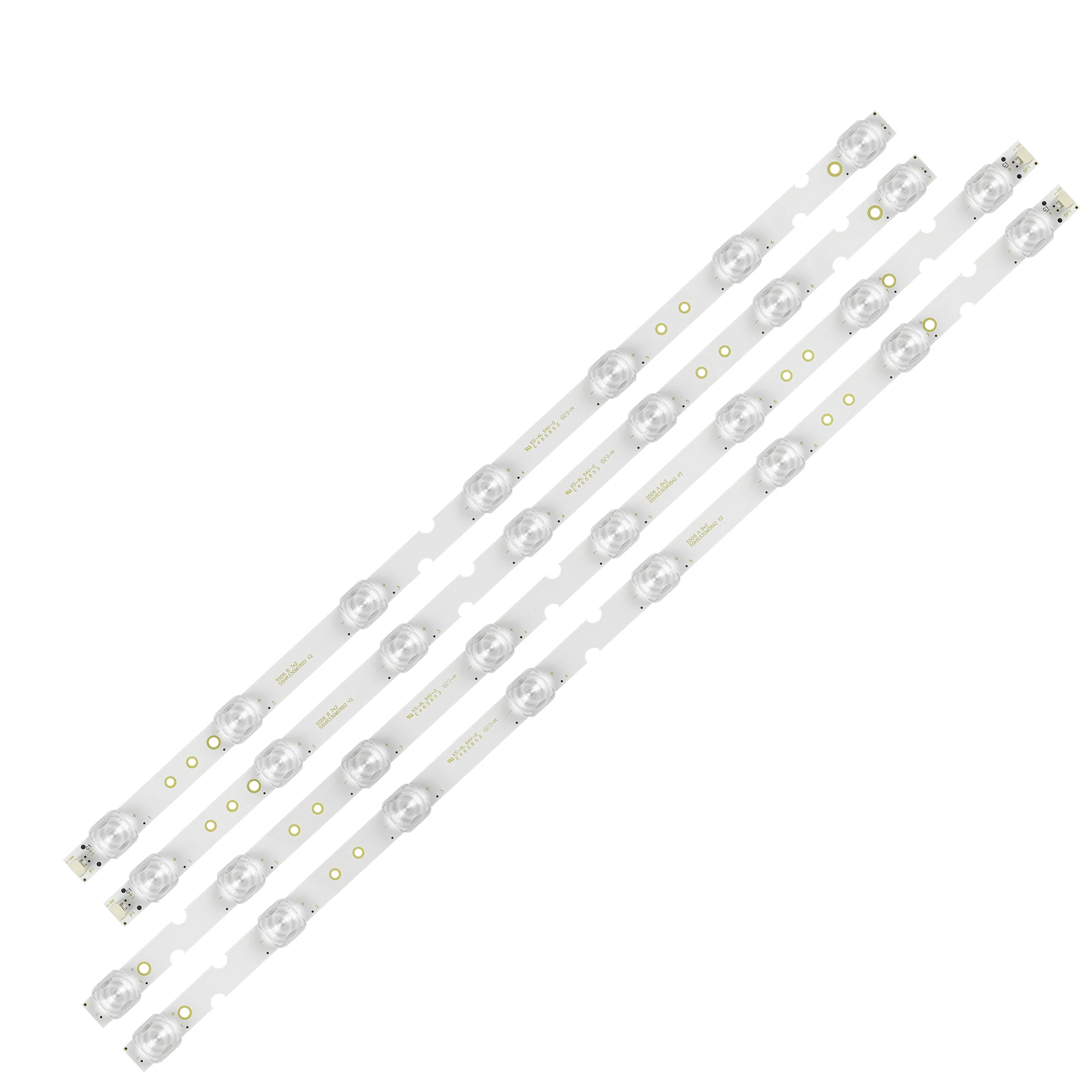 

10kits LED strip 4C-LB5507-HR03J 4C-LB5508-HR03J 55HR330M08A2 55HR330M08B2 V2 For TCL D55A620U D55A730U D55A360 55L2 55F6 55L68