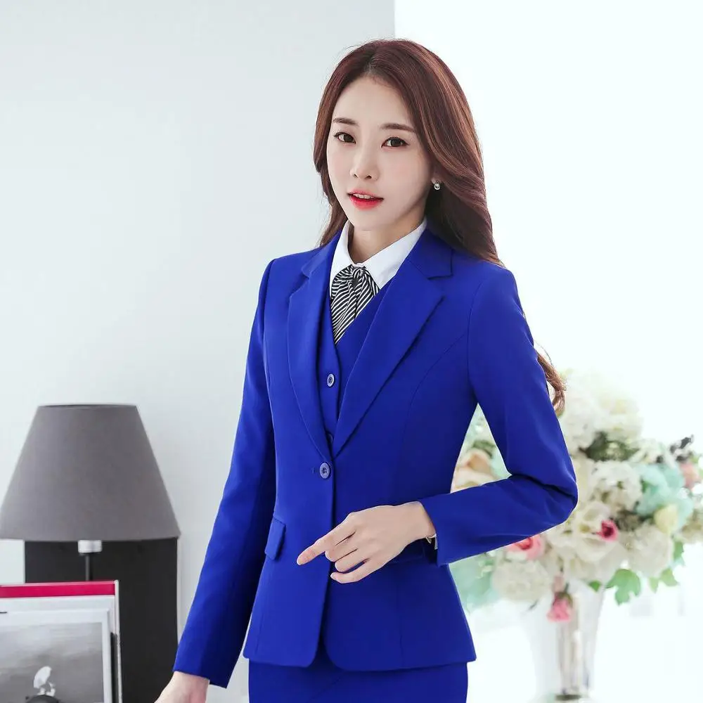 IZICFLY-Chaqueta entallada de manga larga para mujer, Blazer elegante para oficina, color rojo, para otoño y primavera, nuevo estilo