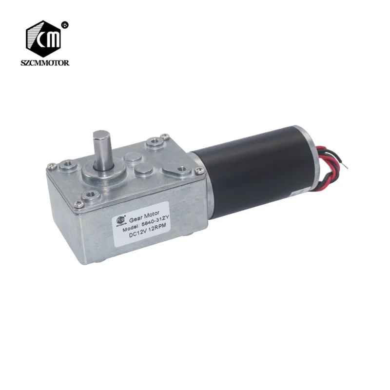 5840-31zy Reduction Motor DC12V 24V 7RPM-470RPM Geared motor reducteur 70kg.cm Large Torque  High Power Worm Gear Motor