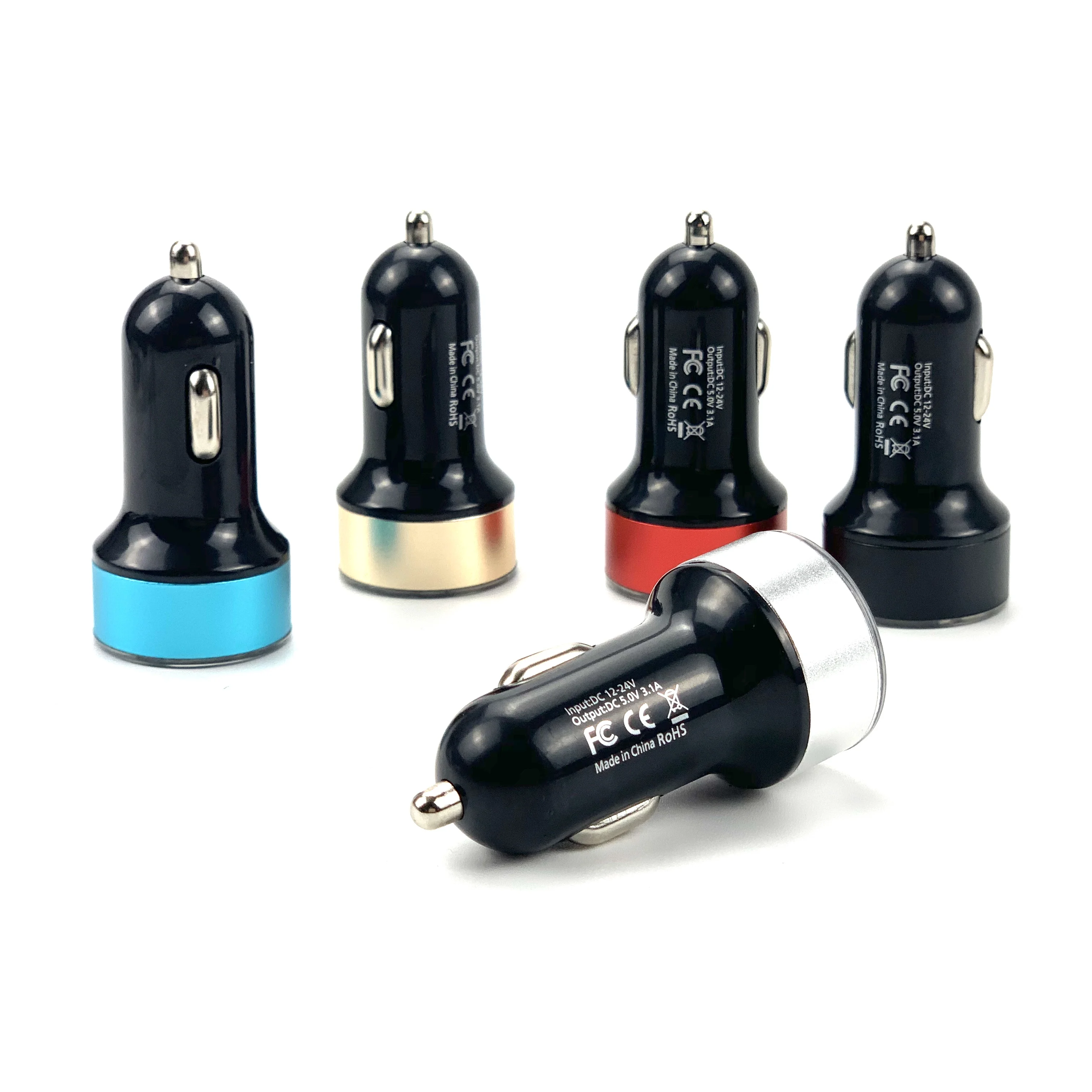 3.1A Dual USB Car Charger LED Display For Chery Tiggo Fulwin A1 A3 QQ E3 E5 G5 V7 EMGRAND EC7 EC7-RV EC8