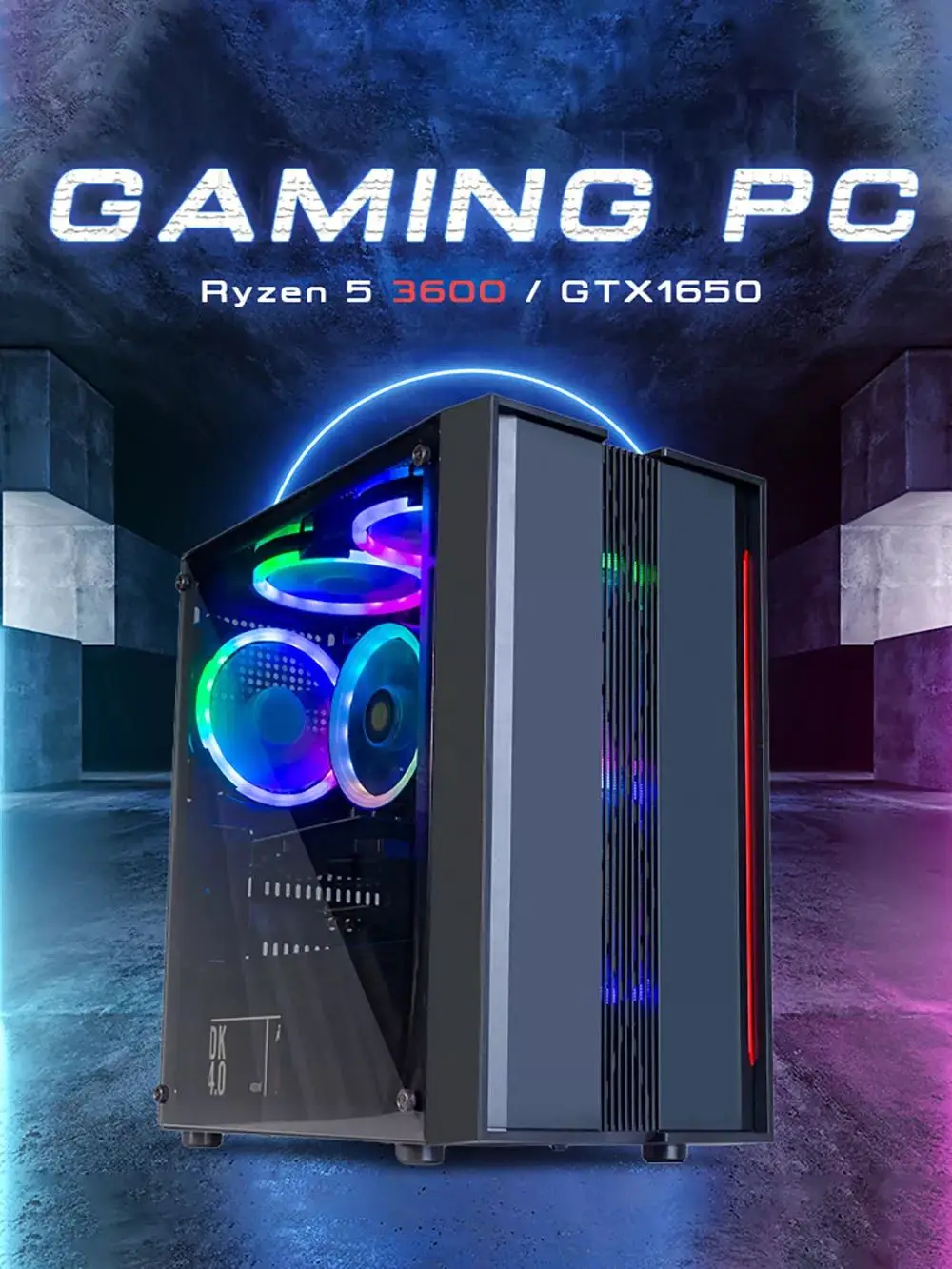 Pc Gaming Intel Xeon E5 2650 Intel I5 Cpuvideo Kaart R7 GTX1050ti 16Gb 256Gb Ssd Windows 10 Pro sleutel Desktop Systeem Unit Pc Gamer