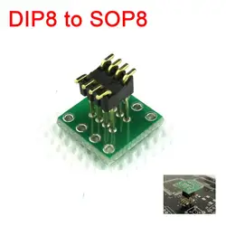 DIP8 to SOP8 Adapter SOIC8 Socket PCB 1.27mm / 2.54mm Adapter 8pin Sound card upgrade Converter board for Op amp