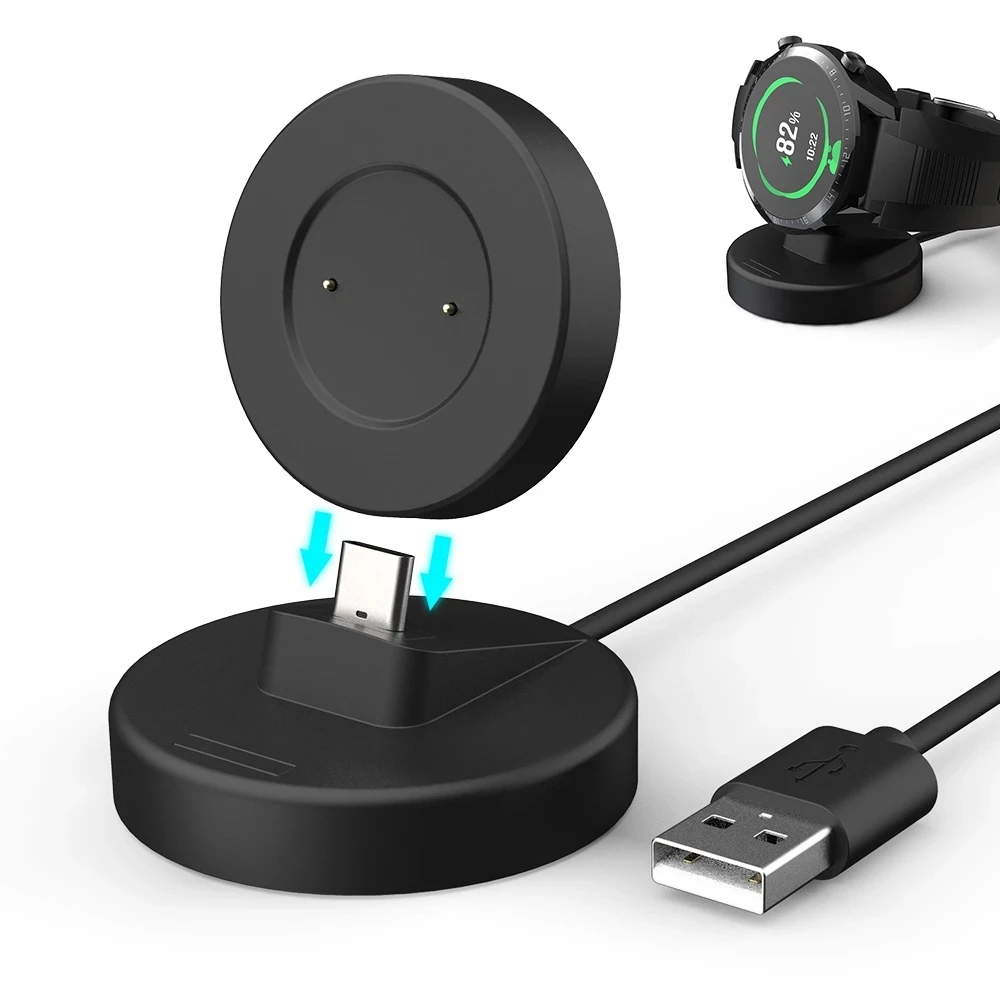 Caricabatterie per Huawei Watch GT GT2e GT2 GT3 GT2 Pro Honor Magic 1/2 GS Pro Dock di ricarica rapida portatile per Huawei Watch 3 Pro/3