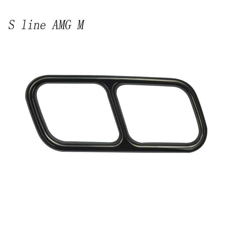 تصفيف السيارة لسيارات BMW 7 Series F01 F02 الملحقات الخارجية السيارات الذيل الحلق العادم الأنابيب الديكور غطاء ملصق و الشارات التشذيب