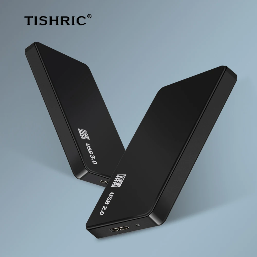 TISHRIC-SATA para Gabinete HDD USB, 2.5 Polegadas, USB 3.0, Caso HDD, Caso do Disco Rígido, Caixa de Disco Rígido Externo, Suporte 8TB