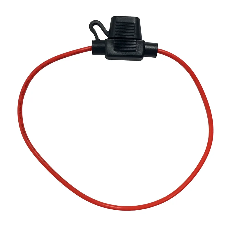 Waterproof Power Socket Small Blade Type inline InLine Fuse Holders with 10A Fuse auto Car Replacement Fuses length  16AWG