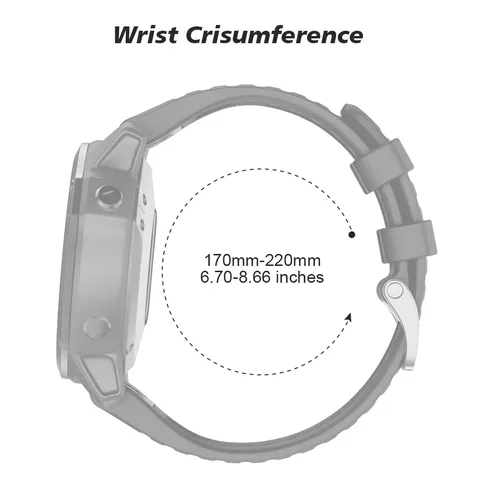Силиконовый ремешок ANBEST для Garmin Fenix 6X/6X Pro/5/3 — фото товара