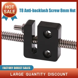 Type Block Nut anti-backlash T Opensource Type Anti-backlash T8 Screw 8mm Nut Block Pitch 2mm Lead 2mm/4mm/8mm POM Square T8 Nut