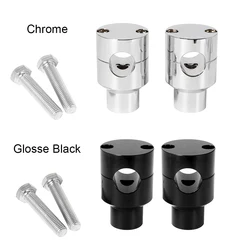 22MM 25MM Motorcycle Handlebar Riser Up Bracket Clamp Kit For 1'' 7/8
