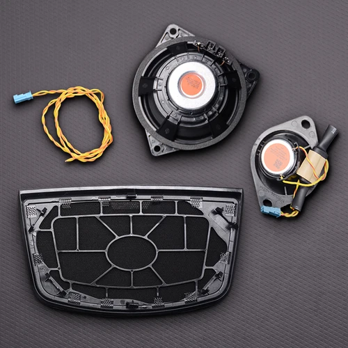 Imagen 2 del producto Kit de cubierta de altavoz de consola central de coche para Bmw F30 F31 F32 F34 3GT 3 4 Series altavoz de tablero altavoces de rango medio con Tweeter