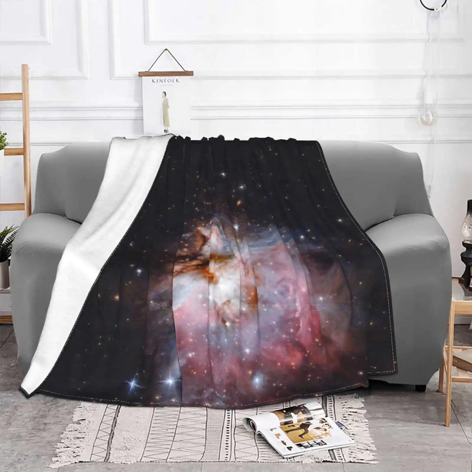 The Great Nebula Trend Style Funny Fashion Soft Throw Blanket Astronomy Science Sky Deepsky Nebula Universe Made In Italy Italy