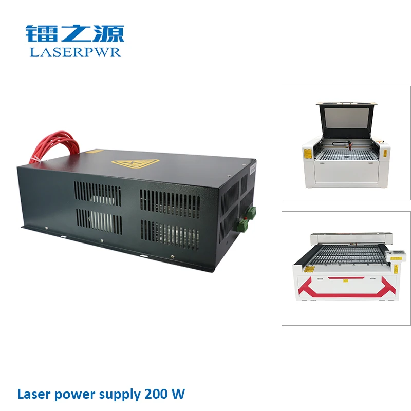 LASERPWR High Voltage Switch Laser Power Supply W200 For 180W-200W CO2 Laser Tube Source for CO2 Laser Engraving Cutting Machine