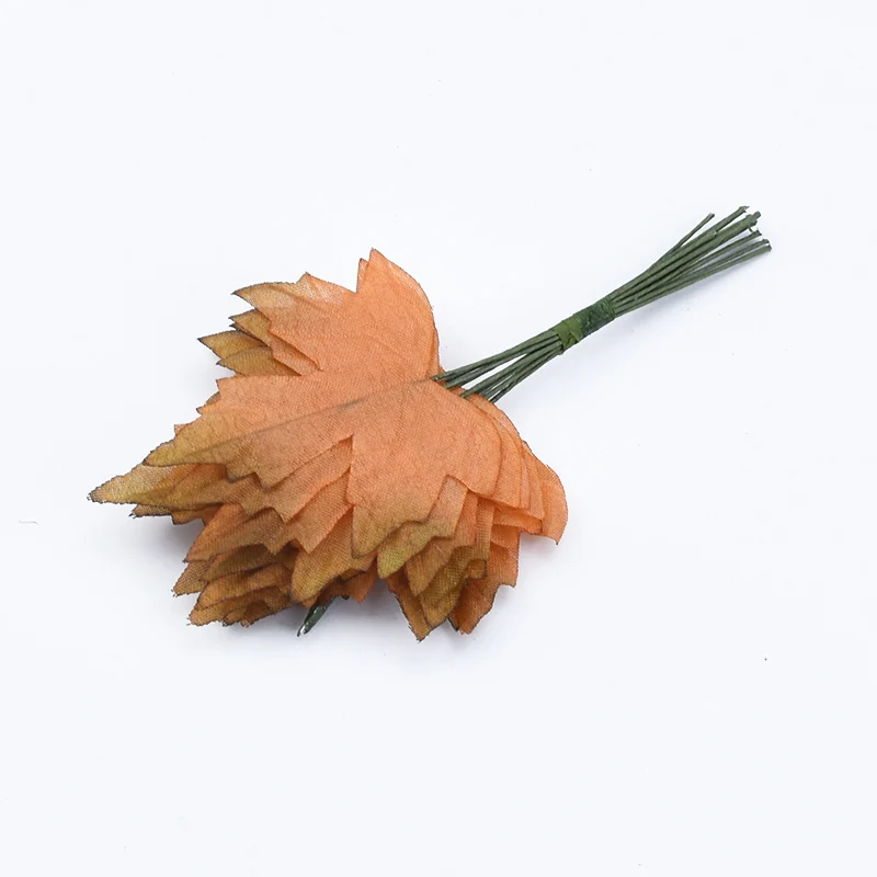 12 Stück Künstliche Blätter aus Seide, Grüne Blätter für Party, Großhandel, Hochzeit, Heimdekoration, Scrapbooking, Basteln, DIY-Geschenkbox, Günstige Kunstpflanzen – Detail 9