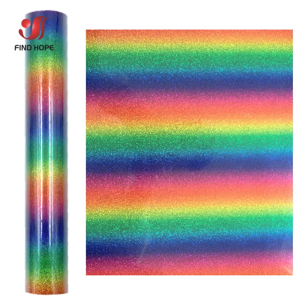 Extra Large 19x39in Glitter HTV Vinyl for Heat Press Machine Professional Grade DIY Craft Garment Decor Material with Warm Peel