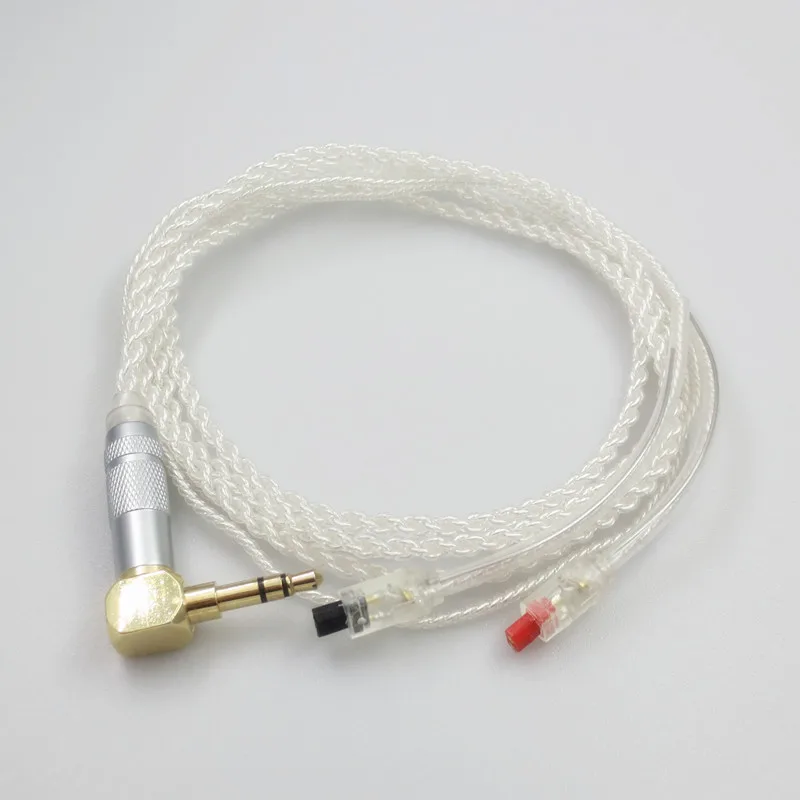 Монокристаллический медный посеребренный кабель для наушников Audio Technica ATH-im50 im70 03 im04, обновленный кабель для наушников